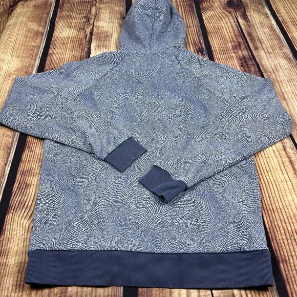Under Armour UA Rival All Over Print Gray Long Sleeve Printed Hoodie Men’s Small - Picture 7 of 9